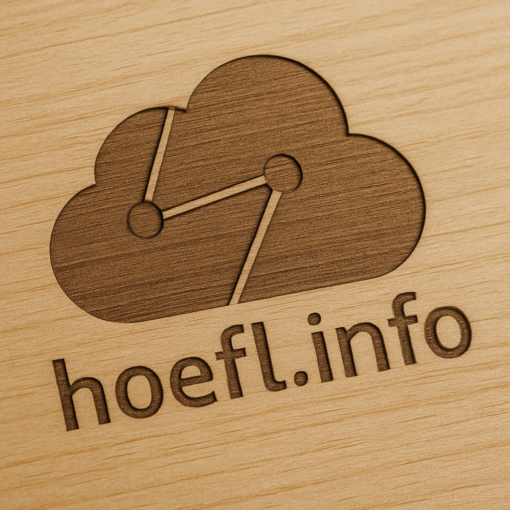 Holzplatte mit feiner Lasergravur